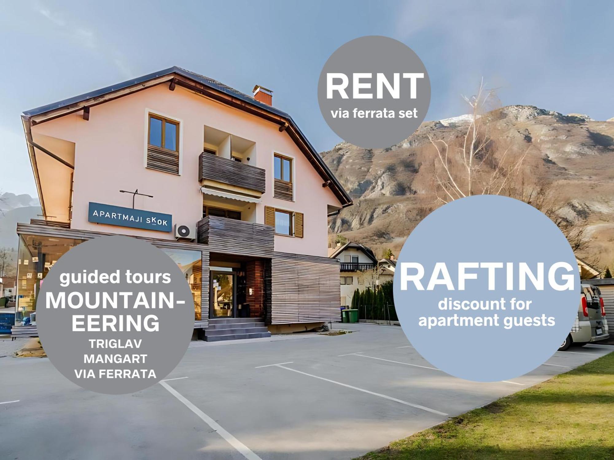 Apartments Skok With Rafting And Free Parking بوويتش المظهر الخارجي الصورة